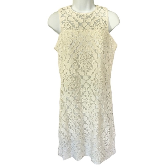 Shoshanna Dresses & Skirts - Shoshanna Women’s Sleeveless crochet white mini dress size 2